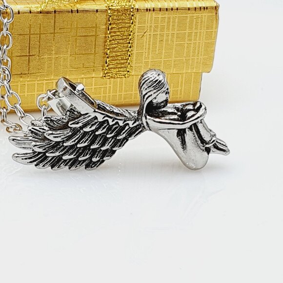 Saint Girl Angel Necklace for Men/Women, BL55590020 - Picture 9 of 13